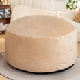 thumbnail image 3 of Algherohein Bean Bag Chair for Adults,Comfy Chair with Memory Foam Furniture,Camel, 3 of 6