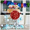 thumbnail image 6 of 3 Pack Party Backdrop Decoration, 1mx2m Tinsel Streamer Foil Fringe Curtain Streamers for Parties Backdrop Decoration Christmas Wedding Birthday Photo Booth, Red, 6 of 6