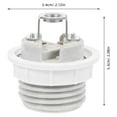 thumbnail image 2 of BESTYASH Portalámparas De Porcelana E27 Para Uso En Con Anillo De, 2 of 8