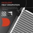 thumbnail image 5 of A-Premium Engine Coolant Radiator Assembly Compatible with Lexus GS300 2006, GS350 2007 2008 2009 2010 2011, GS450h 2007, Replace# 1640031370, 5 of 8