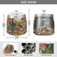 thumbnail image 2 of Yayeee Ashtray with Lid for Cigarette Smokeless Stainless Steel Home Ash Holder, Floral Mushroom, 2 of 7