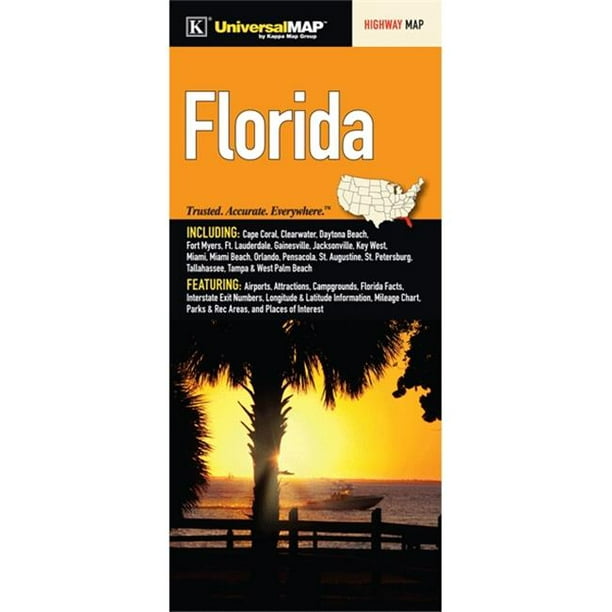 Universal Map 11153 Florida Fold Carte