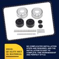 thumbnail image 2 of 2Pcs Wheels Hubs Front Bearing Brake Metal Tire Beadlock Wheels Crawler Tires Rim Modified 1/14 Remote Control Car Tractor Replacement for Tamiya, 2 of 6
