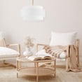 thumbnail image 4 of PYA-304C-AGB-WH Dainolite Priya - 4 Light 3-Tier Pendant In Contemporary Style-14 Inches Tall and 30 Inches Wide-Aged Brass Finish-White Shade Color, 4 of 13