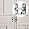 thumbnail image 6 of deevoka Barn Door Lock Portable Stylish Flip Latch for Sliding Doors Bathroom Closet, 6 of 9