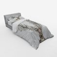 thumbnail image 3 of Ambesonne Pastel Bedding Set 4 Pcs, Myth Animal Reindeer, Queen, Soft Pink Blue, 3 of 3