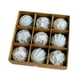 thumbnail image 4 of 9 piezas de pequeños colgantes navideños, adornos decorativos navideños, bolas navideñas colgantes para azul claro, 4 of 9