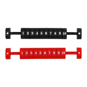 Myenne 2Pcs Foosball Score Counters Multifunctional Scorekeeper Bars Table Soccer Score Counters