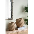 thumbnail image 6 of A&B Home Spiral and Woven Textured Cement Planter 8.3" x 8.3" x 8.7", 6 of 8