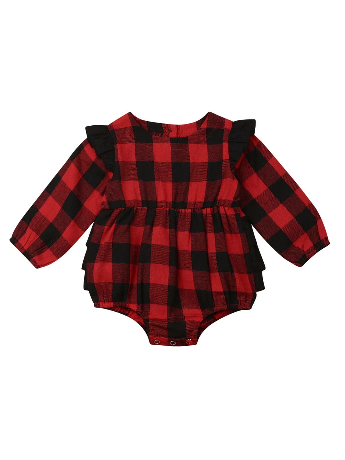plaid outfit for baby girl