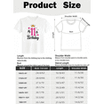 thumbnail image 2 of MAWOTEA Girl's Birthday Crown Hearts and Stars Print T-shirt For Kids Birthday Celebration,Size 4 Years-12 Years, 2 of 5