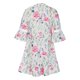 thumbnail image 5 of Vestido regular con cuello en V y manga tres cuartos con estampado sexy para mujer a la moda Fridja  yut5010, 5 of 8