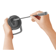 Zulu Gray Plastic Water Bottle Cleaning Set