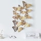 thumbnail image 4 of Fiudx Pegatinas de Pared Doradas de Lujo, Fáciles de Despegar y Pegar, Reutilizables y Superadhesivas, para Decoración de Habitaciones y Bodas, Elegantes Fondos para Fiestas, Juego de 12 Piezas, 3 Ta, 4 of 6