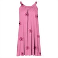 thumbnail image 5 of Ovzne Robes pour Femmes Robe de Plage Robes d'Été Imprimées pour Femmes Robes Amples Sans Manches à Col en V Robes à Poches Grande Taille Robe Maxi Imprimée Liquidation, 5 of 5