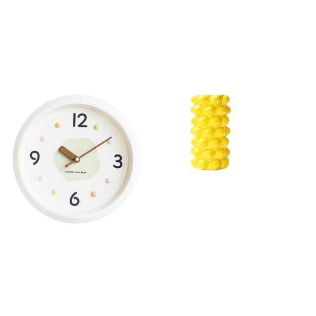 Reloj de pared,Reloj de pared decorativo,moderno y elegante.,Jarrón de flores,Jarrón de flores para decoración del hogar,adorno de mesa de porcelana,Jarrón geométrico creativo para