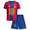 Blue/Red Barcelona, variant on Quad Seven Boys Athletic Shorts Set - 2 Piece Soccer Jersey Kids Shirt & Boys Soccer Shorts Set