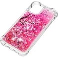 thumbnail image 6 of Compatible with iPhone 11 Case Liquid Glitter Cute Stylish Slim Silicone Quicksand Sparkle Shockproof Protective for Women Girls Case for iPhone 11 6.1 inch Cherry Blossoms YB, 6 of 12