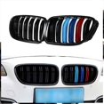 thumbnail image 3 of Sidaley Rejillas delanteras de plástico ABS para coche, rejillas de doble línea de color M, negro brillante para 5 Series F10 F18 528i 530i 535i Vehículos, repuestos y accesorios Mis Sidaley CZ2695-00B, 3 of 6