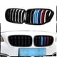 thumbnail image 4 of sweethay Rejillas delanteras de plástico ABS para coche, rejillas de doble línea de color M, negro brillante para 5 Series F10 F18 528i 530i 535i 11-15 Vehículos, repuestos y accesorios Mis sweethay CZ2695-00B, 4 of 6