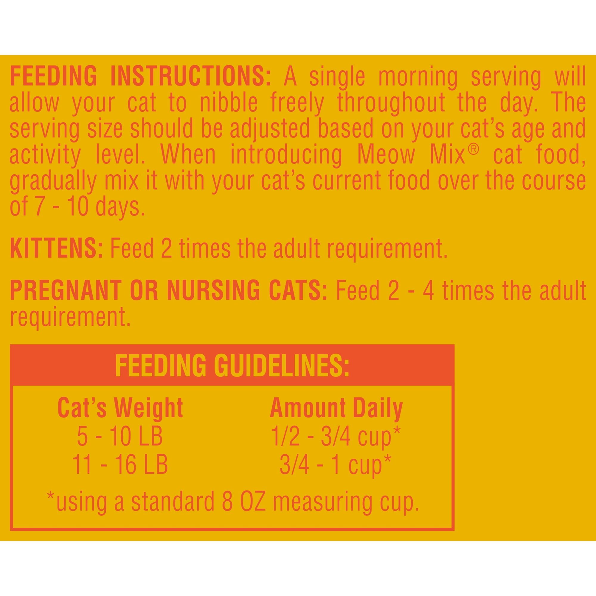 Walmart meow mix 22 lb bag cheap