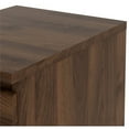 thumbnail image 5 of Pemberly Row Mid-Century Engineered Wood 2 Drawer Nightstand in Walnut, 5 of 9