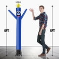 thumbnail image 2 of Inflatable Tube Man Wacky Wavy Dancing Guy  for Outdoor Decoration Advertising Business Promotion -Blue (Blower Not Included), 2 of 8