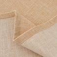 thumbnail image 2 of Mantel impermeable simple de una pieza (arpillera beige impermeable, 90 * 90 cm), mantel de oficina de color sólido de algodón y lino, mantel de interior y exterior, mantel de fiesta, 2 of 4