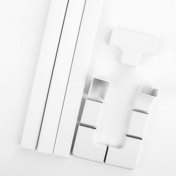 C2G CordMate II Cable Organizer Kit - Cord Cover, Cable Mold - White