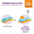thumbnail image 4 of Catstages Meowsome Infinity Ball Track for Cats, Figure-8 Shaped, Compatible with 2-in-1 Topper Toys, Blue, 4 of 5