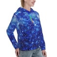 thumbnail image 2 of KLL Blurred Star Snow Christmas for Womens Pullover Hoodie with Pocket Hooded Long Sleeve Shirts Sweatshirt for Women-Medium, 2 of 7