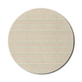thumbnail image 1 of Tribal Mouse Pad for Computers, Prehistoric Inspired Pattern with Dots and Triangles, Round Non-Slip Thick Rubber Modern Gaming Mousepad, 8" Round, Almond Green Eggshell, by Ambesonne, 1 of 2