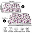 thumbnail image 3 of Kdxio Violets Flowers Print Windshield Sun Shade,UV Rays and Sun Heat Protection,Sunshade for Car Windshield,Car Shade Front Windshield - Small, 3 of 6