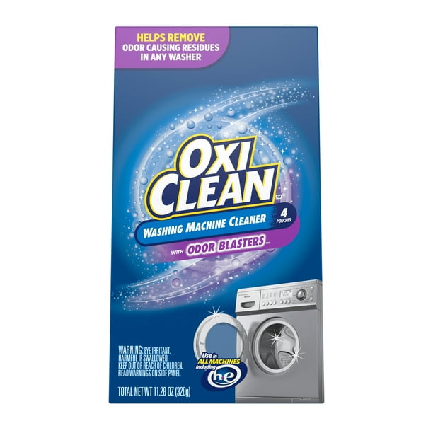 OxiClean Washing Machine Cleaner with Odor Blasters, 4 Count Walmart