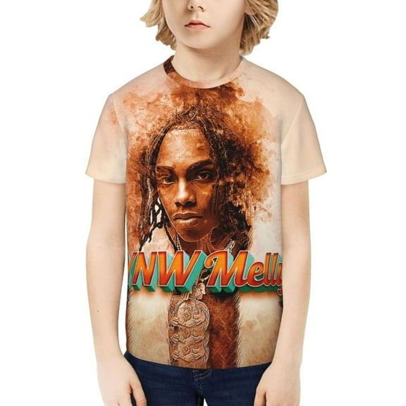 Ynw Melly Kids T-Shirt 3d Printed Graphic T-Shirts Boys And Girls Short Sleeve Shirts For Youth Kids X-Small