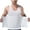 White, variant on Mens Compression Slimming Shirt with Slimming Belt