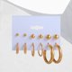 thumbnail image 1 of de 6 pares de pendientes geométricos, joyas hipoalergénicas cuadradas y para mujer, para regalos de Navidad, maquillaje, pleaños, ap E0048 Salvador Dali Pendientes de mujer, 1 of 8