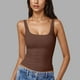thumbnail image 2 of Blusas para mujer,Camiseta sin mangas para mujer, cuello redondo, informal, mezcla de algodón suave, ajuste cómodo para uso diario, sopatenor, 2 of 9