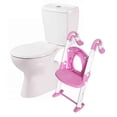 thumbnail image 2 of Baño Entrenador Para Bebe Aeiou B069 Escalera 3 En 1 Rosa, 2 of 6