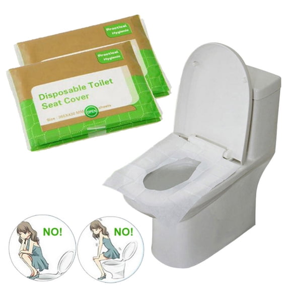 Toilet Seat Covers Disposable,2 Pack of 20PCS Flushable Travel Disposable Toilet Seat Covers for Adult & Kid-Friendly Travel Essential Accessories for Airplane,Road Trips,Camping