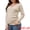 Apricot, variant on DARING DIVA Women's Nursing Maternity Long Sleeve Soft Stretchy Wrap Tops S Blue