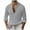 Gray Jacket for Men, variant on Men's Cotton Linen Long Sleeve Shirts Casual Button Down Shirts for Men Lightweight Breathable Summer Beach Tops Black XL