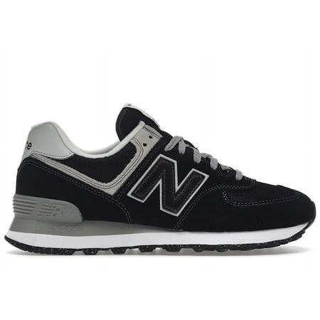 New Balance Men's 574 Black White Running Shoes, from StockX
