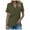 AG, variant on Womens T Shirts Women Short Sleeve V Neck Summer Casual Work Basic Tees Blue Loose Fit Basic Blouse L