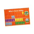 thumbnail image 2 of Gráficos de bolsillo para el aula, gráfico de rutina del aula, asistencia interactiva, nombre escrito con 36 tarjetas para niños y niñas que estudian Naranja, 2 of 10
