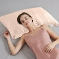 thumbnail image 2 of Lcxifdre Silk Pillow Low Pillow Pillow Soft Sleep Aid Cervical Vertebrae Special Pillow Adult Home Hotel, 2 of 6