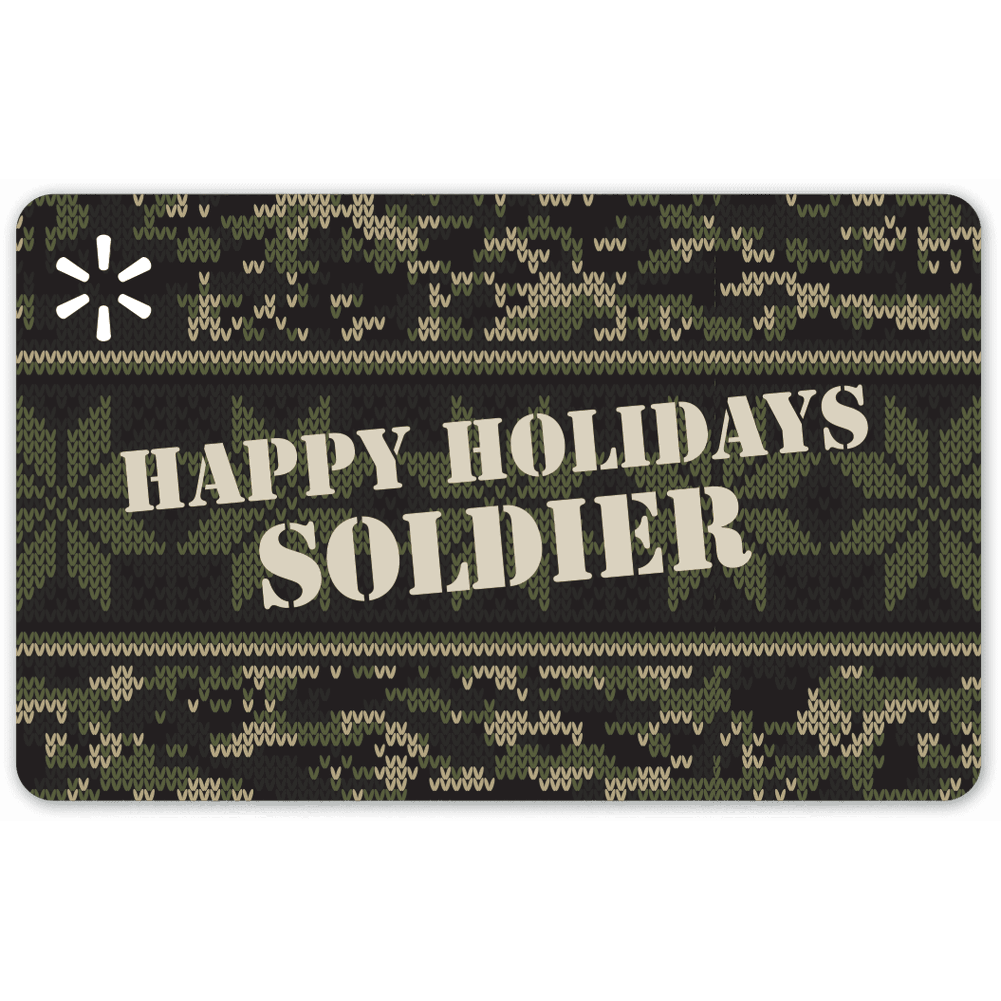 Camouflage Holiday Walmart Gift Card