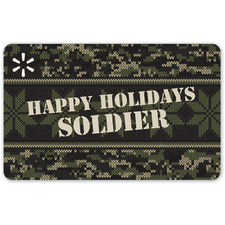 Camouflage Holiday Walmart Gift Card