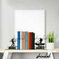 thumbnail image 5 of Shinelab Hiking Metal Bookends, Hiking Gifts, Sport Office Decor for Bookshelves 13006, 5 of 5