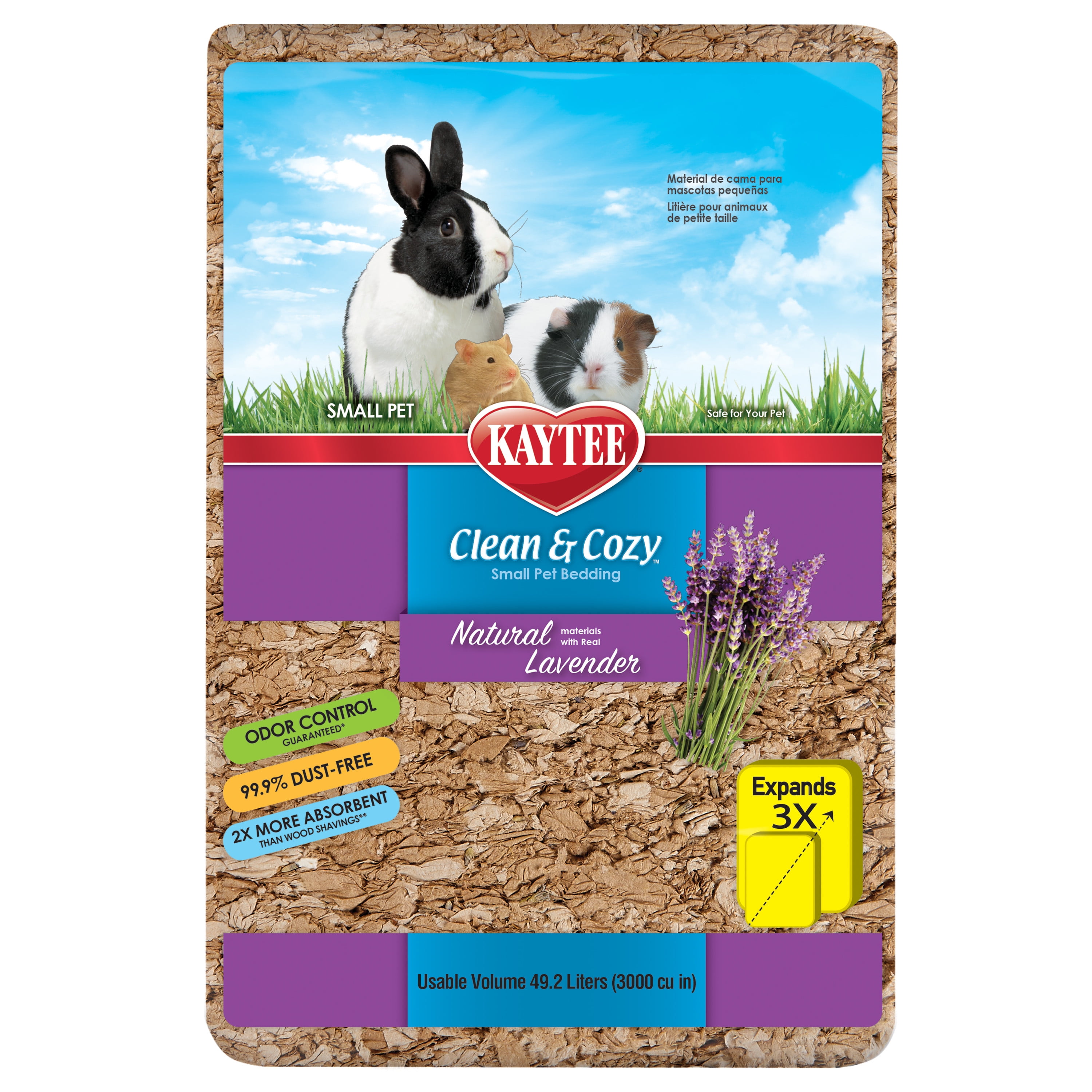Kaytee Clean & Cozy Natural Bedding with Lavender for Rabbits, Hamsters